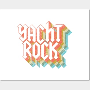 Vintage Fade Yacht Rock Party Boat Drinking print Posters and Art